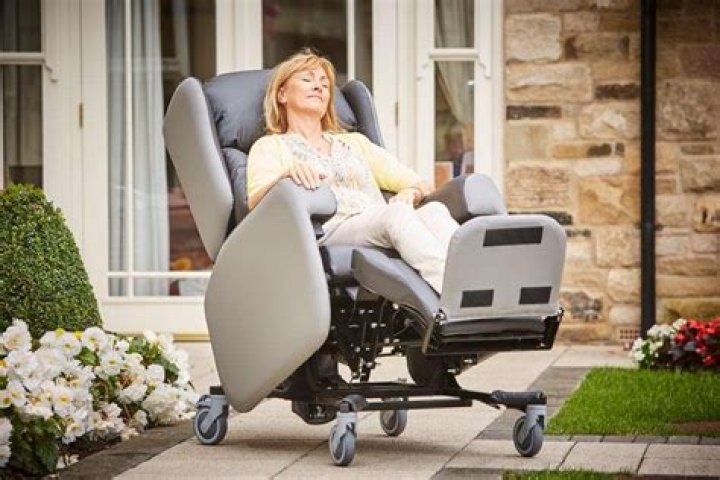 Mum keeps slipping out of her chair
