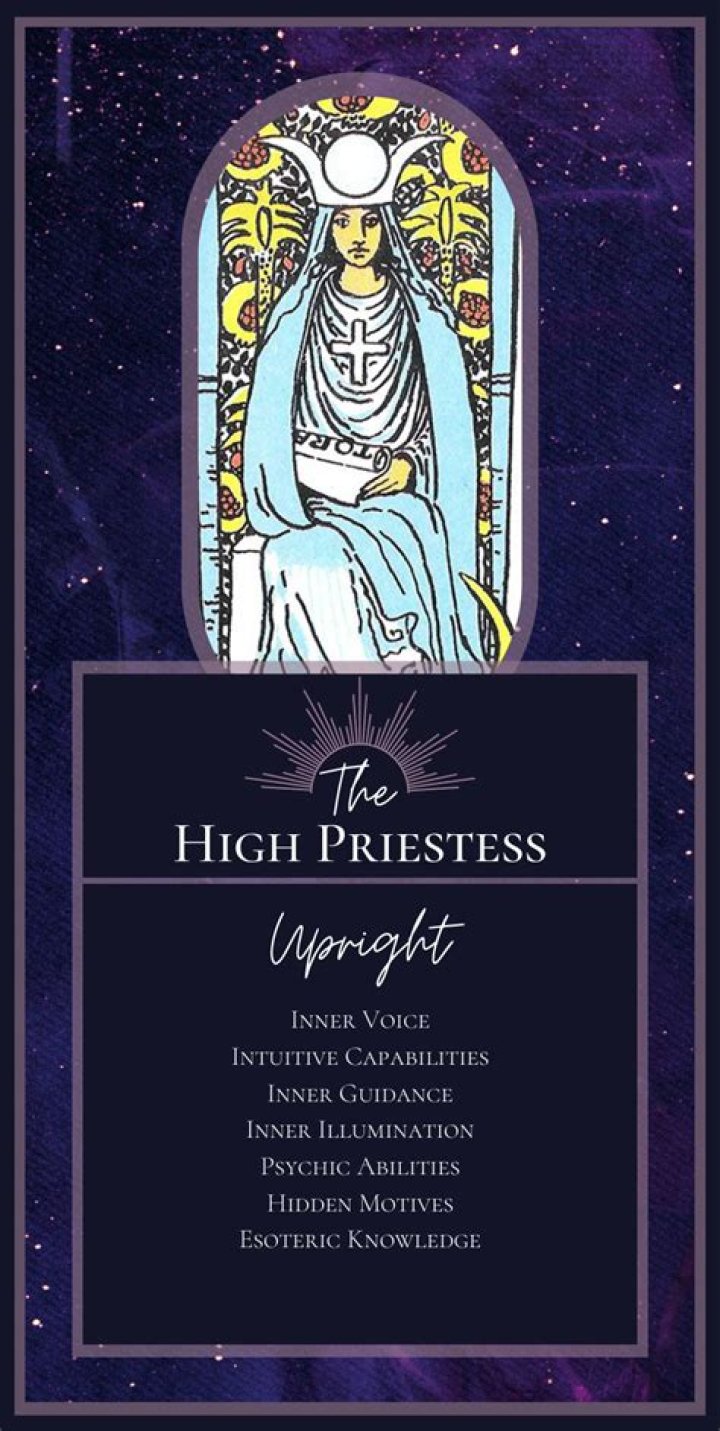 The High Priestess Tarot Card Meaning
